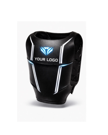 Botando.ai Black Edition Branding-Korpus in mattem Schwarz mit integrierter Logo-Platzierung für Robotersysteme