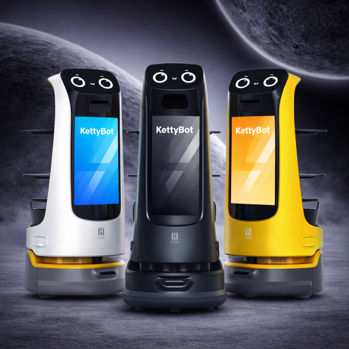 Pudu KettyBot Pro Retail- und Service-Roboter für Verkauf und Kundeninteraktion