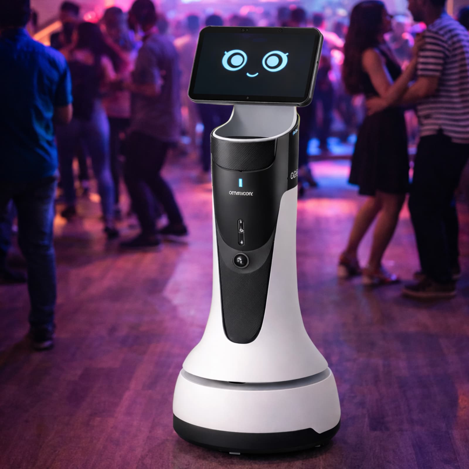 GreetingBot Mini am Servicepunkt