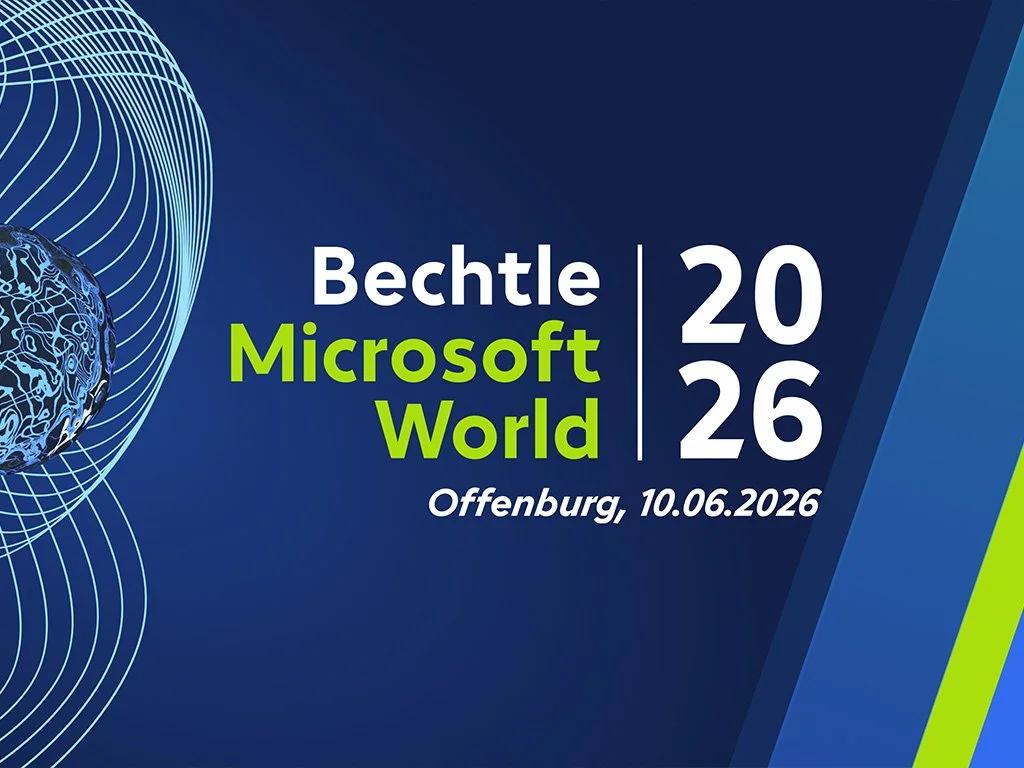 Bechtle Microsoft World 2026 Event-Keyvisual in Offenburg