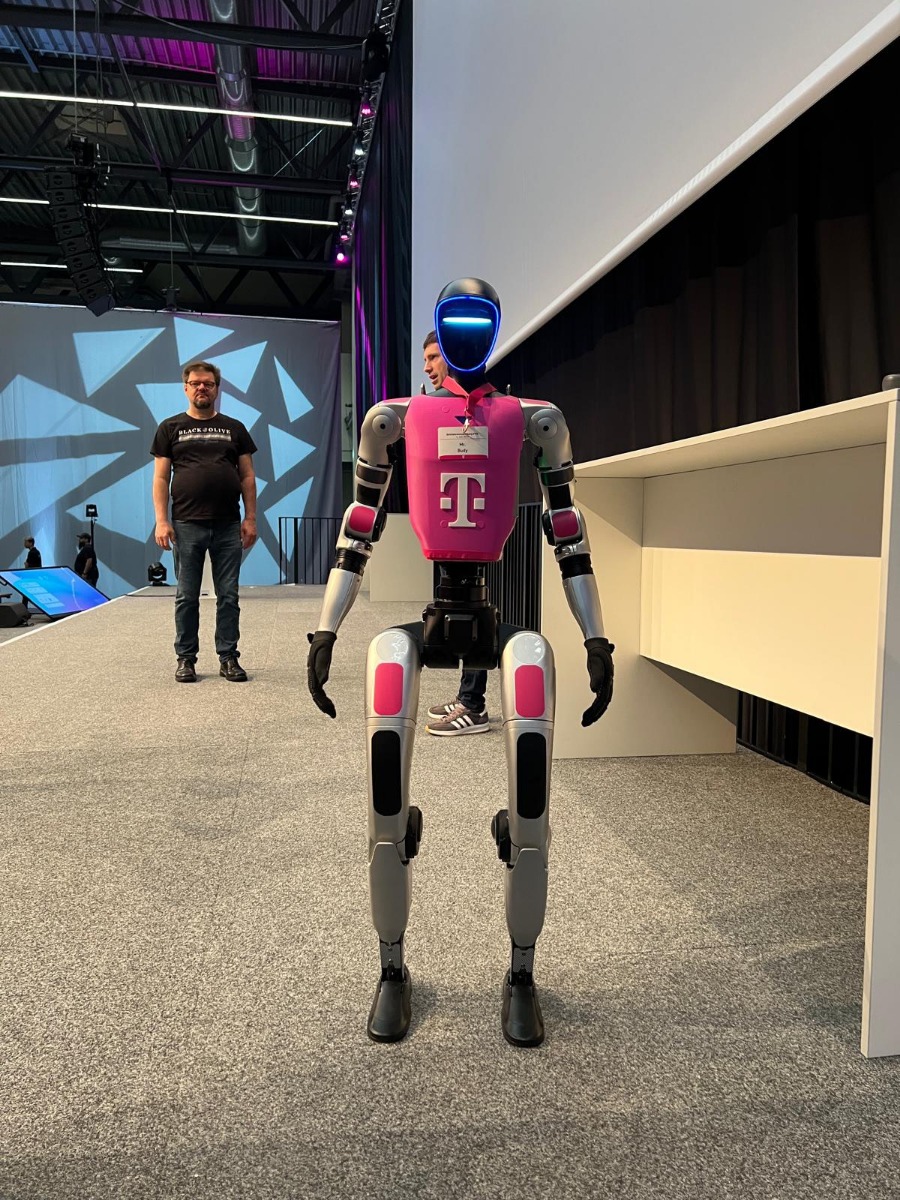 Mr. Buddy im Veranstaltungsbereich der Telekom Betriebsversammlung Fulda